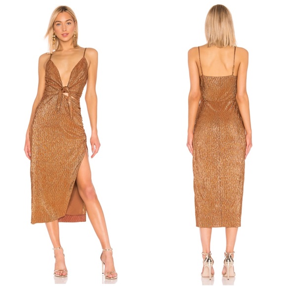 House of Harlow 1960 Dresses & Skirts - FINAL PRICE New House of Harlow Gail Bronze Midi Dress